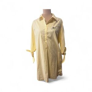 August Morgan Shirt Dress size Large Pullover 3/4 sleeves